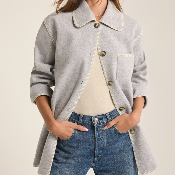 Z Supply Olivia Whipstitch Jacket