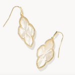 Kendra Scott Abbie Pave Drop Earring in Gold