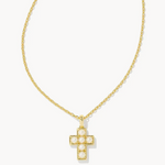 Kendra Scott Pearl Cross Pendant