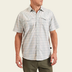 Howler Bros Tech Shirt Braden Plaid Chalk