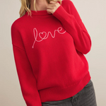 Z Supply Love Notes Boyfriend Sweater