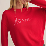 Z Supply Love Notes Boyfriend Sweater