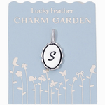 Lucky Feather Initial Charm