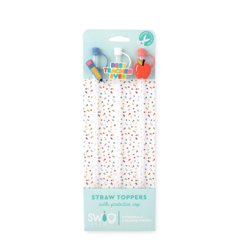 SWIG Straw Topper Set