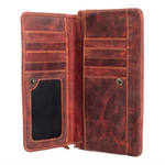 Western Fork Wallet in Red Russet