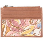 Pastel Desert Sunrise Credit Card Holder In Pink and Brown