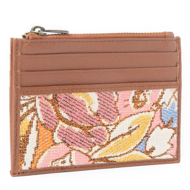 Pastel Desert Sunrise Credit Card Holder In Pink and Brown