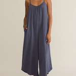 Textured Flared Jumpsuit