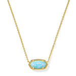 Kendra Scott Elisa Pendant In Gold