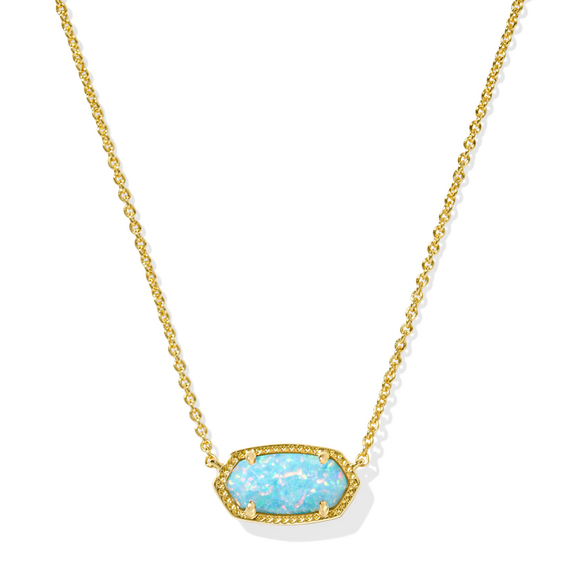 Kendra Scott Elisa Pendant In Gold