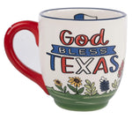 God Bless TX Longhorn Mug