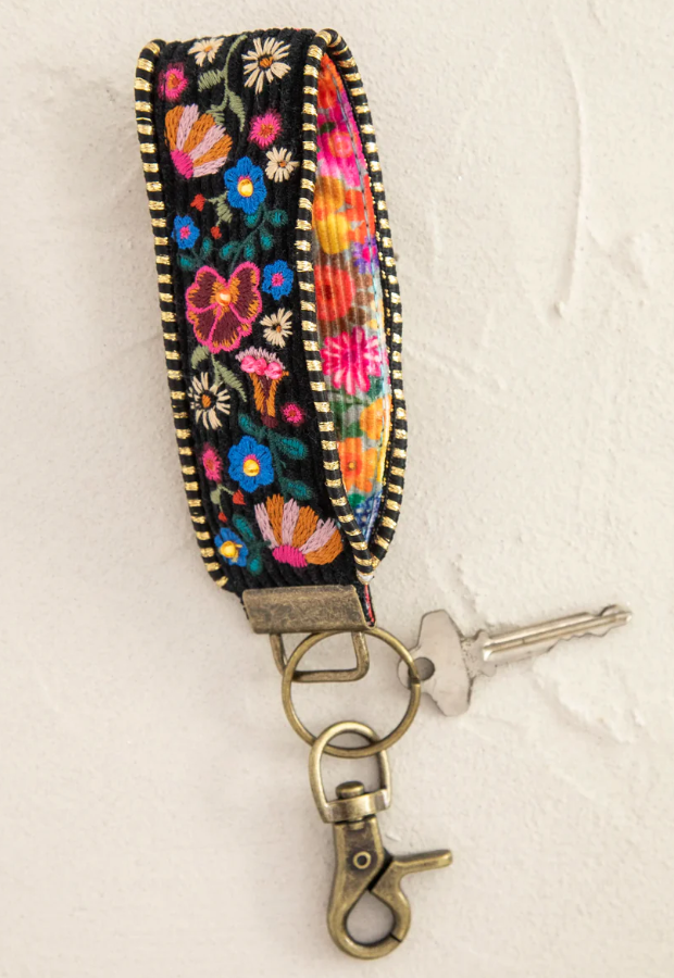 Natural Life Embroidered Key Fob