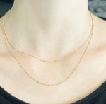 Hayden B Satellite Chain Necklace 16”