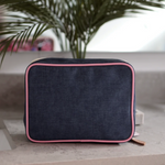 Denim Oversized Cosmetic Bag