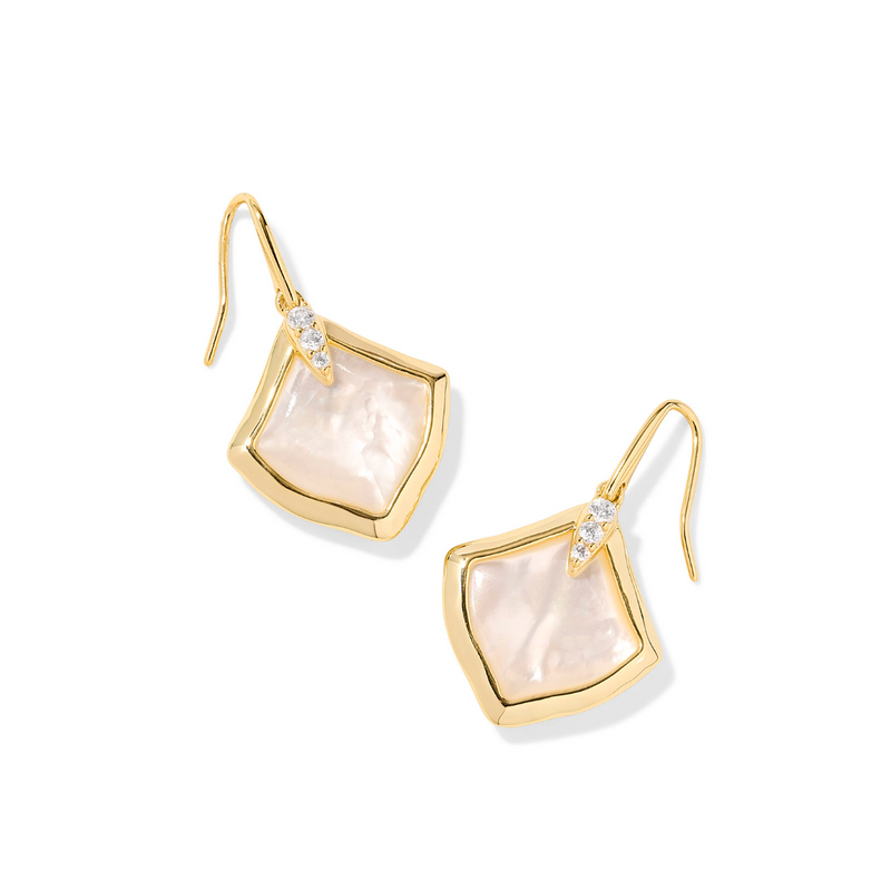 Kendra Scott Joelle Drop Earring - Gold Mother of Pearl