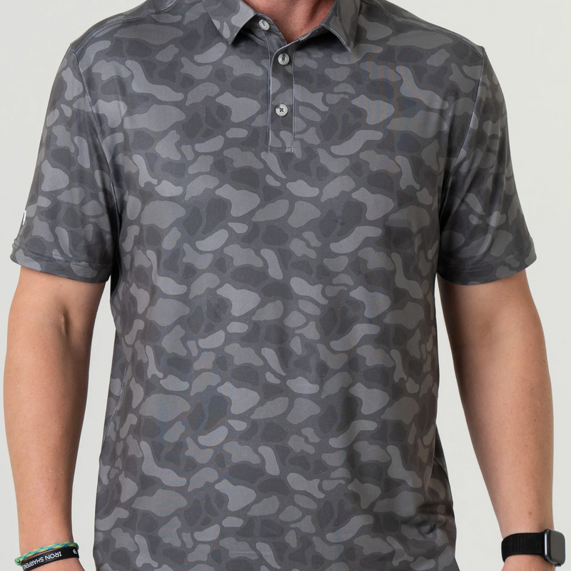 Burlebo Performance Polo Stone Camo