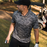 Burlebo Performance Polo Stone Camo