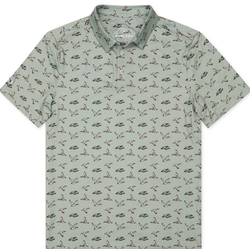 Burlebo Performance Polo Flying Duck Sage