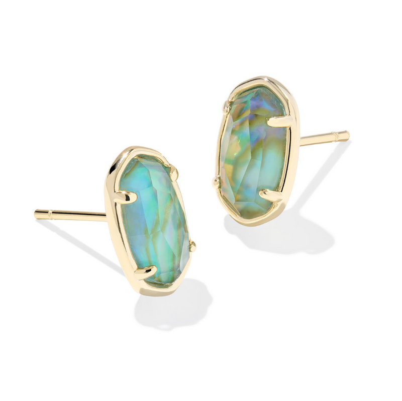 Kendra Scott Grayson Stone Stud in Gold