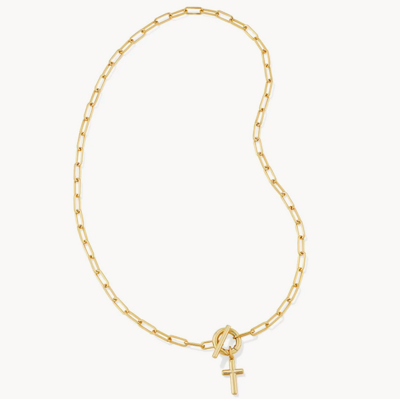 Kendra Scott Cross Link and Chain Necklace