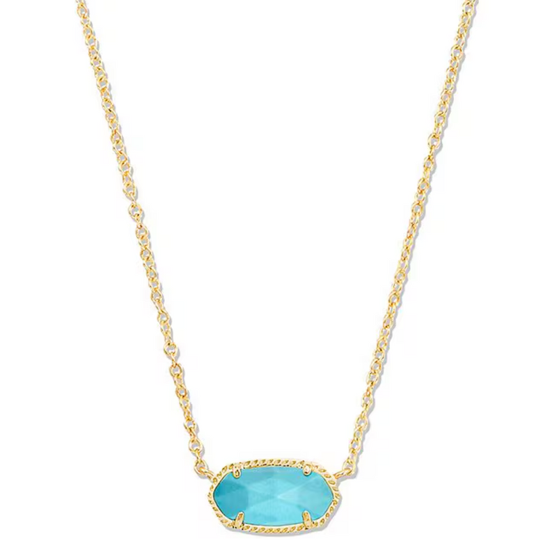 Kendra Scott Turquoise Necklace Gold