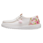 Hey Dude Wendy Funk Embroidered Floral Ivory