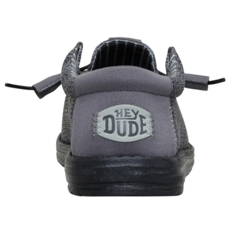 Hey Dude Wally Stretch Sox Granite Grey/Black