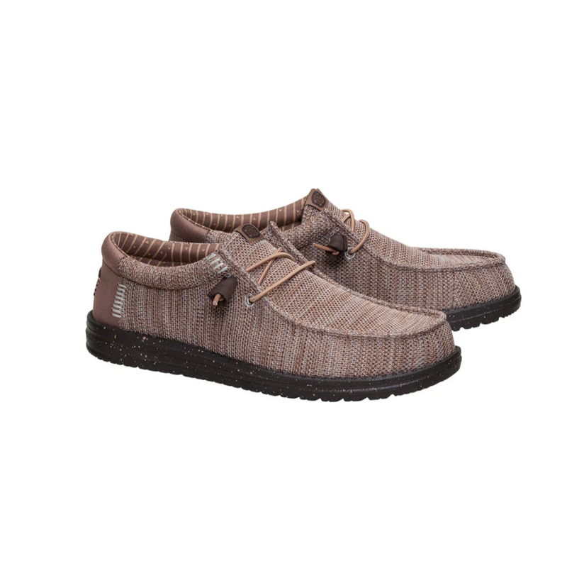 Hey Dude Wally Stretch Sox Deep Taupe/Mole Brown