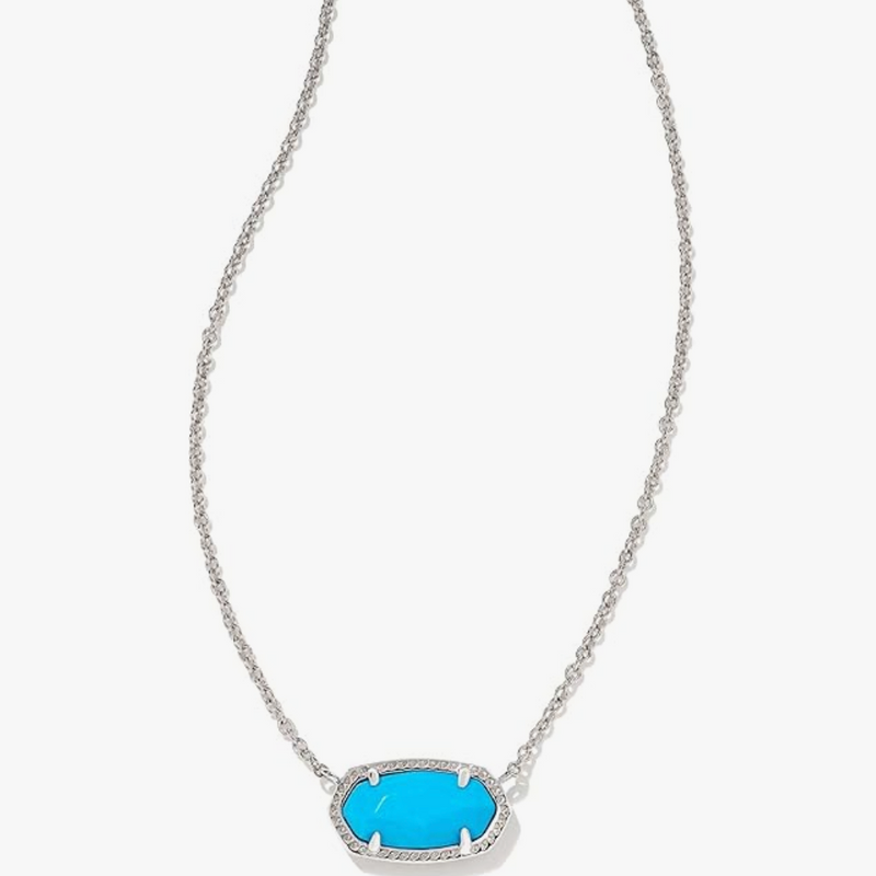 Elisa Necklace Turquoise Silver