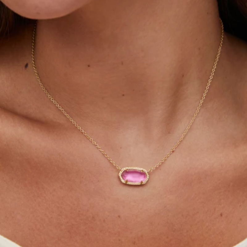 Kendra Scott Elisa Pendant In Gold