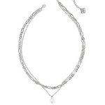 Ashton Multi Strand Necklace in Gold and Silver