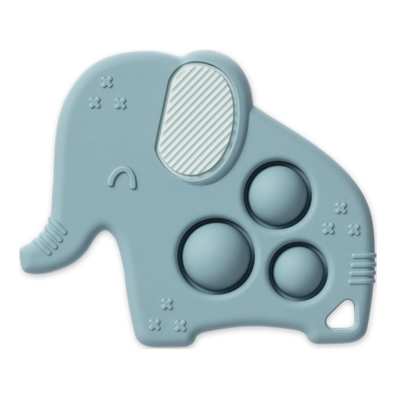 Itzy Pop Silicone Elephant Teether