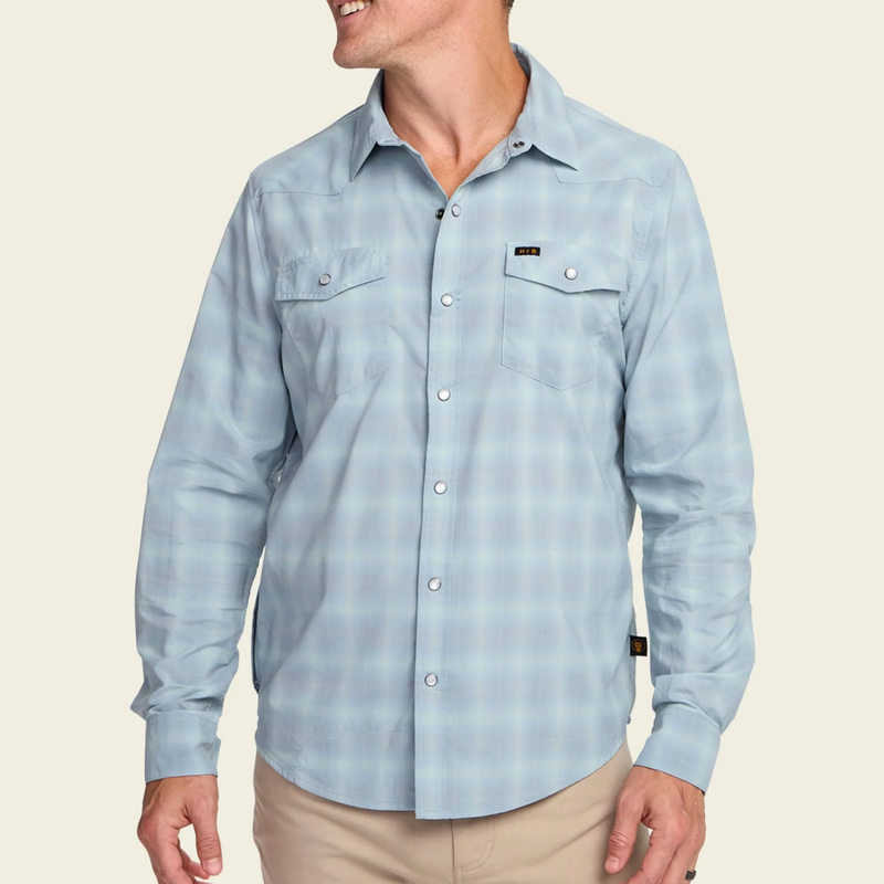 Howler Kent Plaid Longsleeve tech shirt