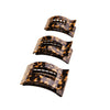 Three tortoiseshell patterned hair clips on a white background