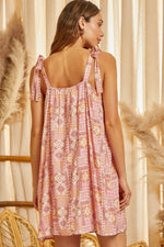 Tassel Detail Mini Dress