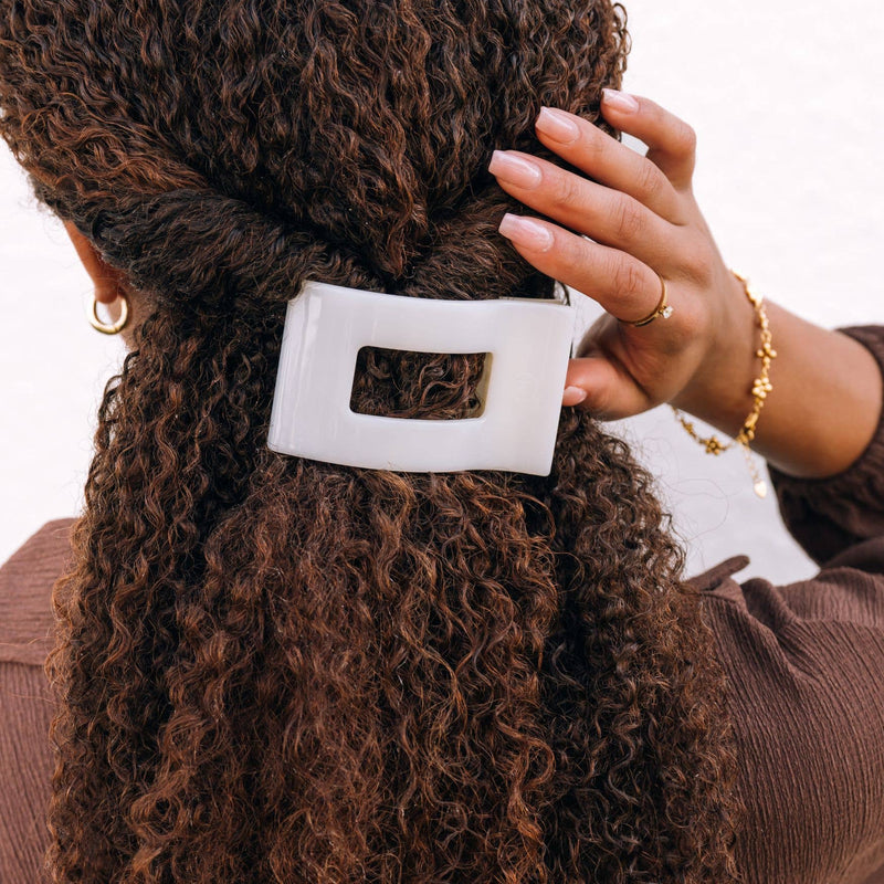 Flat Rectangle Hair Clip | Medium