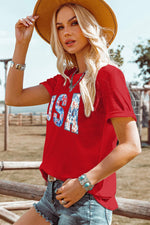 Sequin Star Graphic Crewneck