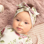 Baby Girl's Cabbage Rose Cotton Headband