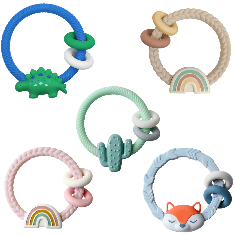 Ritzy Rattle Silicone Teether Rattles