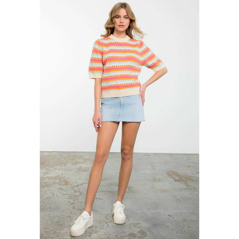 Crochet Pattern Knit Top