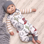 Baby Boy's Howdy Partner Bamboo Romper