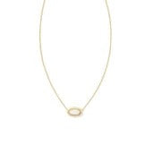 Kendra Scott Elisa Necklace  Color Burst Framed Mother of Pearl