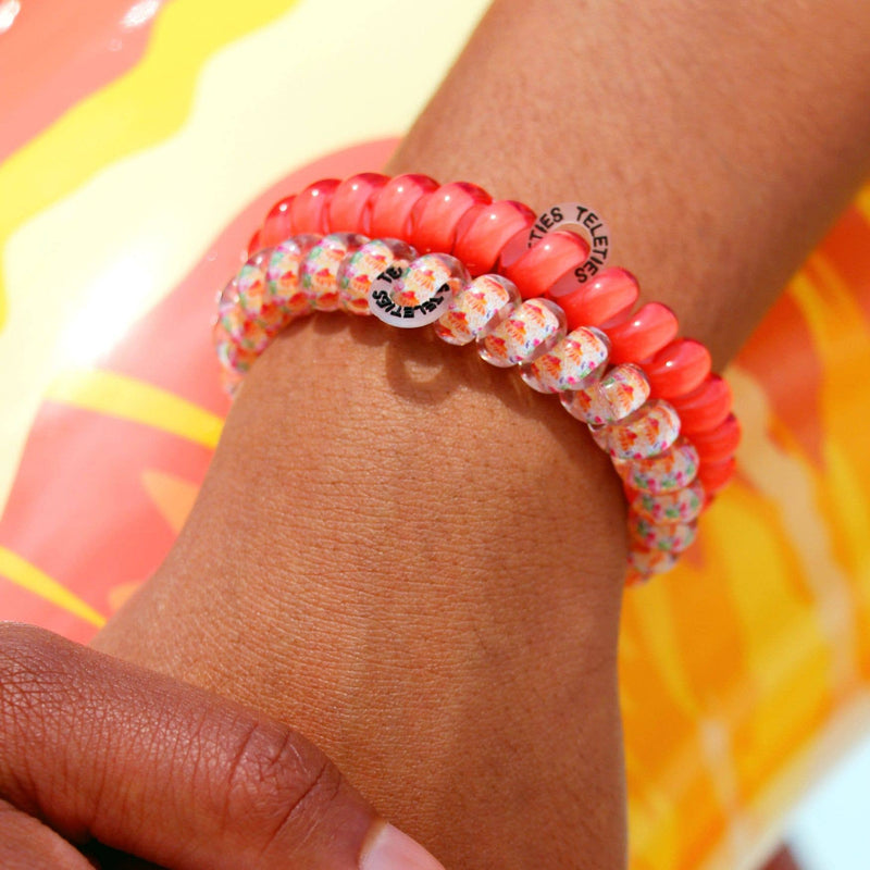 Spiral Hair Coils | Large | Coral Craze Hair Ties