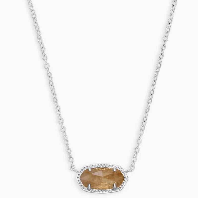 Kendra Scott Elisa Necklace In Silver