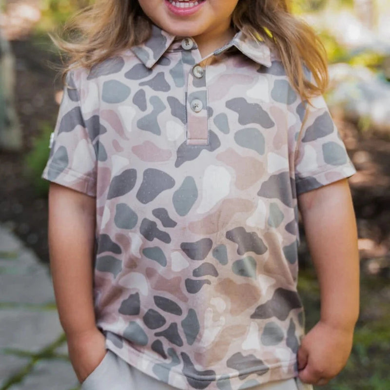 Youth Polo- Pintail Camo