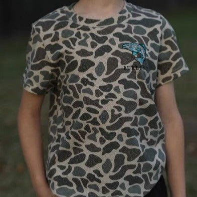 Burlebo Youth Tee Camo Trout